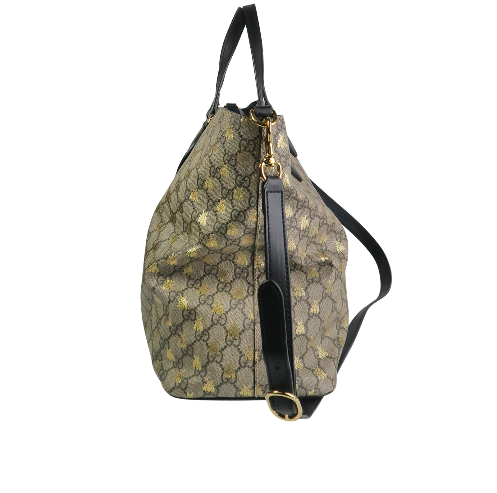 Bee print soft hot sale gg supreme tote